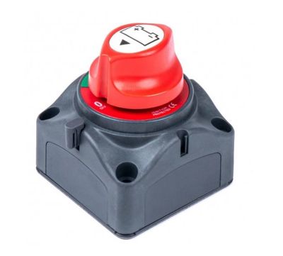 Spínač napájania autobatérie Hebel 12V-24V 275A v puzdre AMIO Spínač napájení autobaterie Hebel 12V-24V 275A v pouzdře AMIO