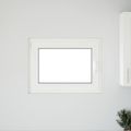 vidaXL Otočné a sklopné okno do suterénu RISOR 80 x 70 cm PVC a sklo