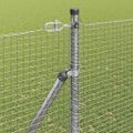 vidaXL Zváraný drôtový plot s hrotmi 10 x 1,5 m Pozinkovaná oceľ