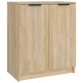 vidaXL Botník dub sonoma 59x35x70 cm spracované drevo