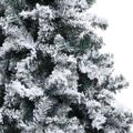 vidaXL Umelý vianočný stromček Biela 120 cm PVC a Oceľ a Plast