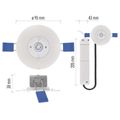 LED nouzové osvetlenie EMOS / ORSU ZN1340 / 2W, 300lm, 3h, IP20