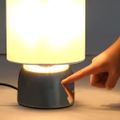 vidaXL Stolové lampy 2 ks, dotykové tlačidlo, biele E14
