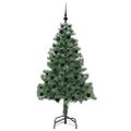 vidaXL Vianočný stromček Zelená 180 cm PVC