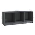 vidaXL TV skrinka sivá 104x33x41 cm borovicový masív