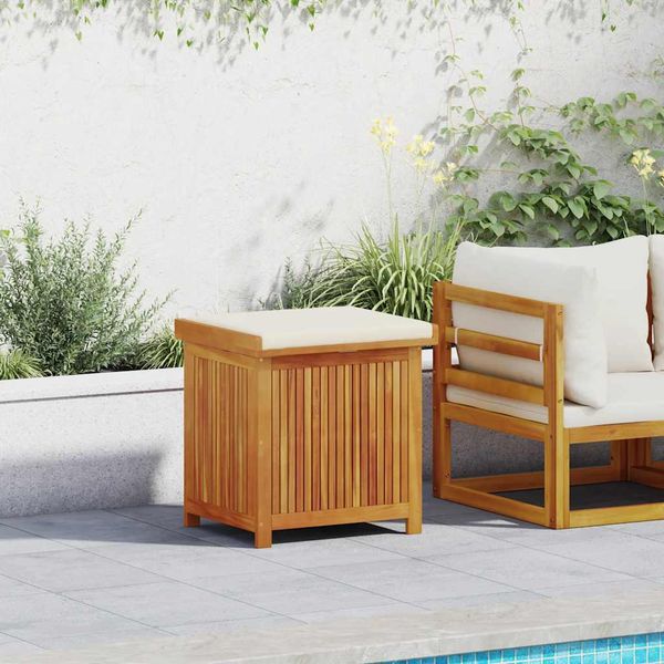 vidaXL Vonkajší box na vankúše 60x50x61 cm akáciový masív