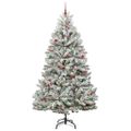 vidaXL Umelý vianočný stromček 270 cm 300 LED Teplá biela PVC a oceľ