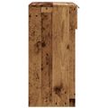 vidaXL Konzolový stolík Old Wood 90x36x75 cm Engineered Wood