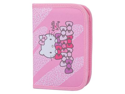 Jednopodlažný puzdro na ceruzky BAAGL Hello Kitty Sweet Leopard