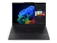Prevedenie závesu 180 stupňov - Intel Core Ultra 5 - 225U / až 4.8 GHz - Win 11 Pro - Intel Graphics - 16 GB RAM - 512 GB SSD TCG Opal Encryption 2, NVMe - 14" IPS 1920 x 1200 - Gigabit Ethernet - Wi-Fi 6E, Bluetooth - čierna - klávesnica: česká/slovenská - s Lenovo Premier Support 3 roky, kompenzácia CO2 0,5 tony (2. generácia)