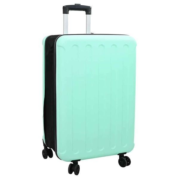 vidaXL Kufor so zámkom Mätovo zelená 43 x 27 x 66 cm ABS plast