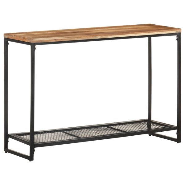 vidaXL Konzolový stolík 110x35x75 cm, akáciový masív