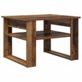vidaXL Konferenčný stolík Staré drevo 64 x 54 x 44 cm Kompozitné drevo