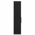 vidaXL Highboard Čierny dub 50 x 42,5 x 185 cm Kompozitné drevo