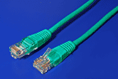 UTP patchkabel kategórie 5e, 0,25m, zelený