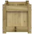 vidaXL Záhradný kvetináč 60x31x31 cm impregnovaná borovica