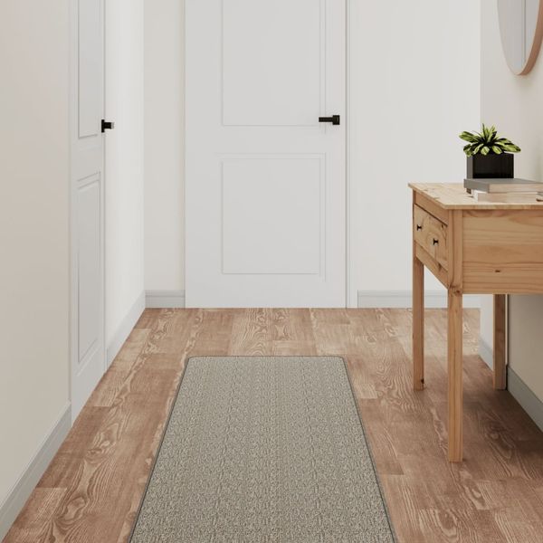 vidaXL Behúň na koberce sisalový vzhľad platina 50x200 cm