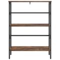 vidaXL Regál na knihy 2 úrovní 60 x 29,5 x 81 cm Kompozitné drevo