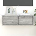 vidaXL Nástenná skrinka sivý dub sonoma 60x26x18,5 cm spracované drevo