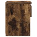 vidaXL Nočný stolík dymový dub 40x30x39 cm spracované drevo