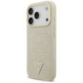Puzdro Guess Croco Triangle Logo MagSafe pre iPhone 17 Pro zlaté