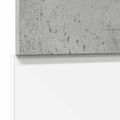 vidaXL Panel do umývačky “Lyon” riadu Concrete Grey 45x3x67 cm