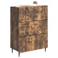vidaXL Zásuvkový kabinet 66 x 34,5 x 92 cm Kompozitné drevo Dymový dub