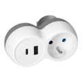 ORNO OR-AE-13302 zásuvka 230V s USB nabíjačkou