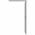 vidaXL Sprchová zástena 90 x 195 cm tmavé tvrdené sklo