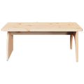 vidaXL Konferenčný stolík Prírodná 80 x 50 x 31 cm Borovicový masív