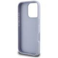Guess Hardcase PU Grained Hot Stamp 4G Triangle Metal Case pre iPhone 16 Pro Max 6,9" Fialová