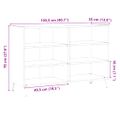 vidaXL Komoda staré drevo 103,5x35x70 cm kompozitné drevo