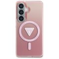 Puzdro Guess IML Gradient Triangle MagSafe pre Samsung Galaxy S26 ružové