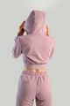 Dámska mikina Essential Cropped Hoodie Mauve - STRIX, veľkosť M, veľkosť oblečenia M, 95.2 % cotton, 4.8 % elastane