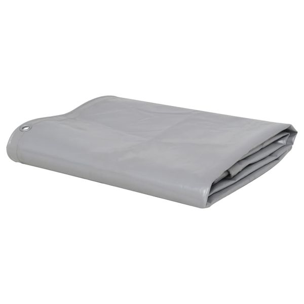 vidaXL Celta 650 g/m², 3x6 m, sivá