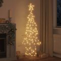 vidaXL Vianočný stromček 240 LED Teplá biela 181 cm PET
