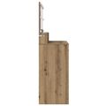 vidaXL Toaletné stolíky do spálne Remeselný dub 80 x 39,6 x 135 cm
