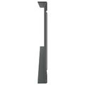 vidaXL Strážca snehu na streche Antracit 100 x 2,5 x 20 cm Oceľ
