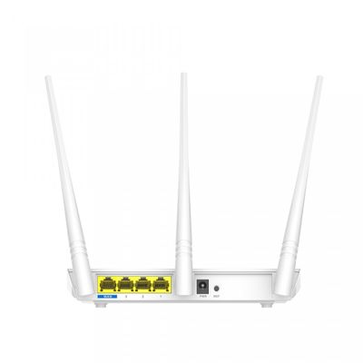Tenda F3 (F303) Wireless-N Router 802.11b/g/n, 300Mbps, 1x WAN, 3x LAN, 3x Ext. 
Ant. Tenda F3 (F303) Wireless-N Router 802.11b/g/n, 300Mbps, 1x WAN, 3x LAN, 3x Ext. Ant.