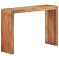 vidaXL Konzolový stolík 110x30x76 cm masívne akáciové drevo