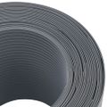 vidaXL Záhradné tieniace fólie 10 ks sivé 252,5x19 m PVC