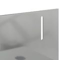 vidaXL Obrubník trávnika 30 ks 102 x 4 x 4 cm Oceľ Strieborná