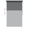 vidaXL Roleta Svetlosivá 60 x 250 cm Textil a hliník
