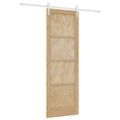 vidaXL Posuvné dvere ORKDAL 73,5 x 211 cm Borovicový masív