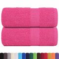 vidaXL Utierky na umývanie FROGN 2 ks ružové 30x30 cm 360 g/m²
