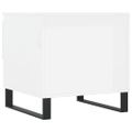 vidaXL Konferenčné stolíky 2 ks lesklé biele 50x46x50 cm kompoz. drevo