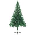 vidaXL Osvetlený umelý vianočný stromček+gule 120 cm, 230 vetvičiek