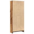 vidaXL Knižnica staré drevo 60x24x143 cm kompozitné drevo