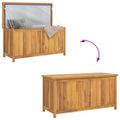 vidaXL Záhradný box 114x50x58 cm masívne teakové drevo
