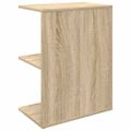 vidaXL Nočné stolíky 2 ks dub sonoma 46,5x29x61 kompozitné drevo